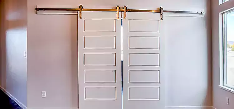 Glass Barn Door with Installation Hardware Kit Milford Mill